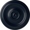 Ekena Millwork Traditional Ceiling Medallion (Fits Canopies up to 2 3/4"), Hand-Painted Midnight Dream, 12"OD x 1"P CM12TRMDF - alternate 1